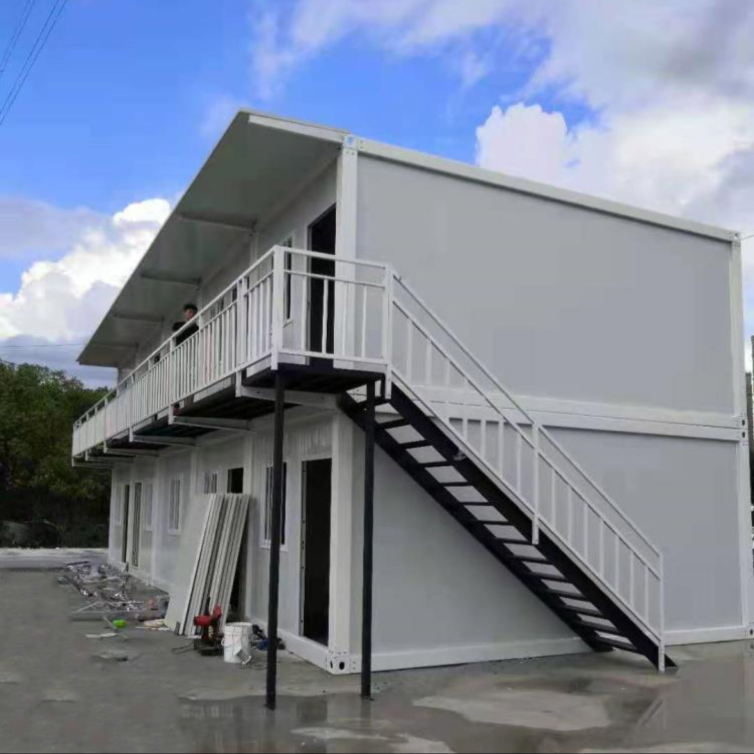 living container house for dormitory